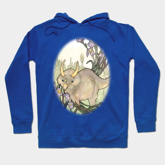 Endearing Triceratops Hoodie by UntidyVenus